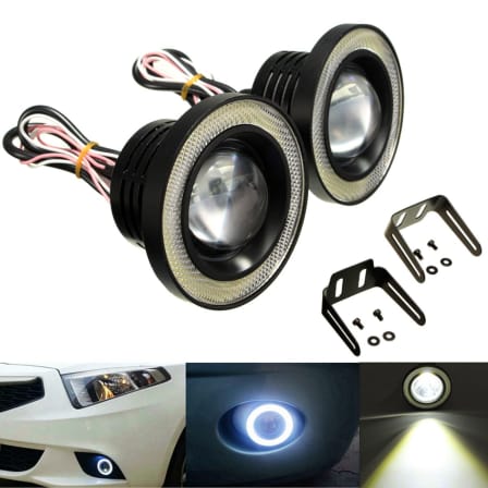 Universal Angel Eye Fog Lights 76MM
