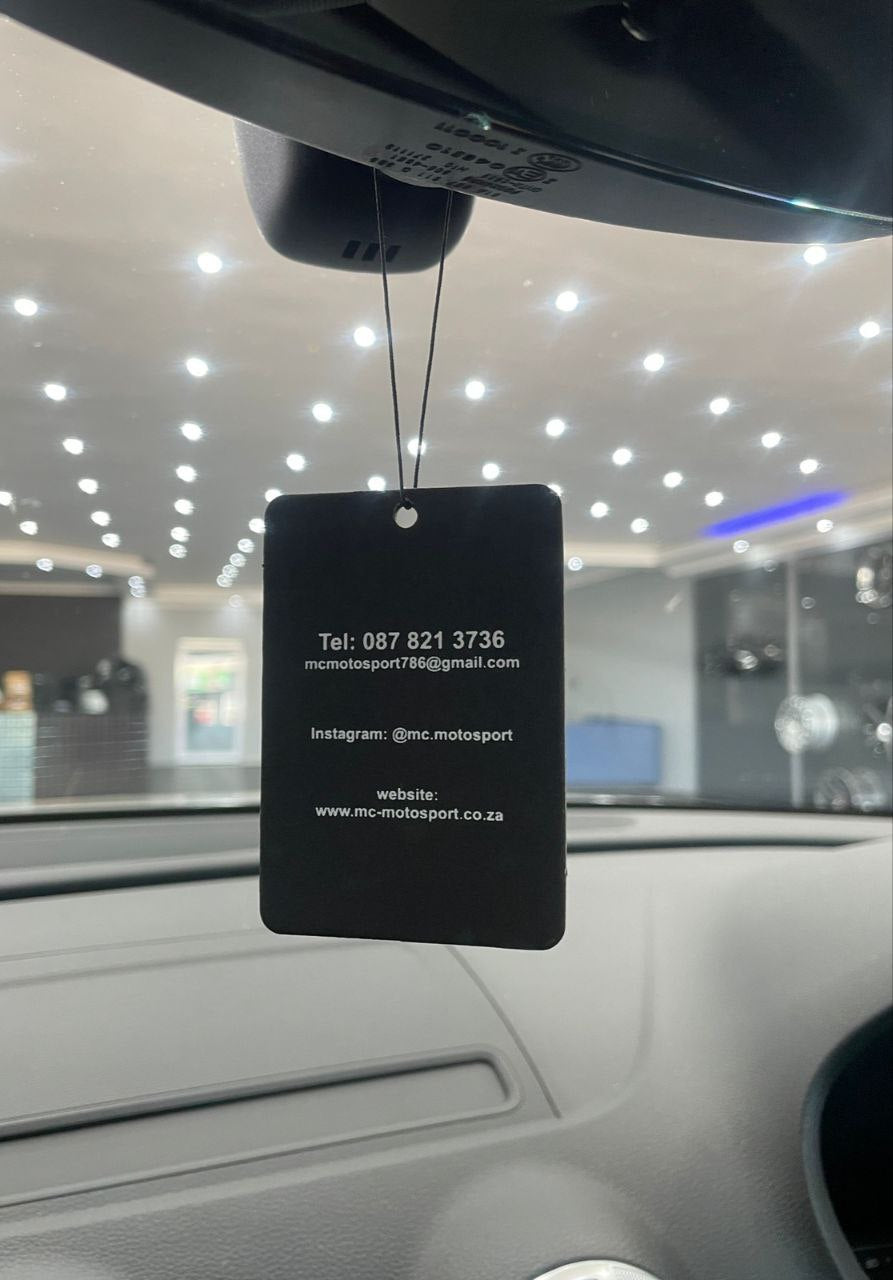 MC Motosport Custom Air Freshener card