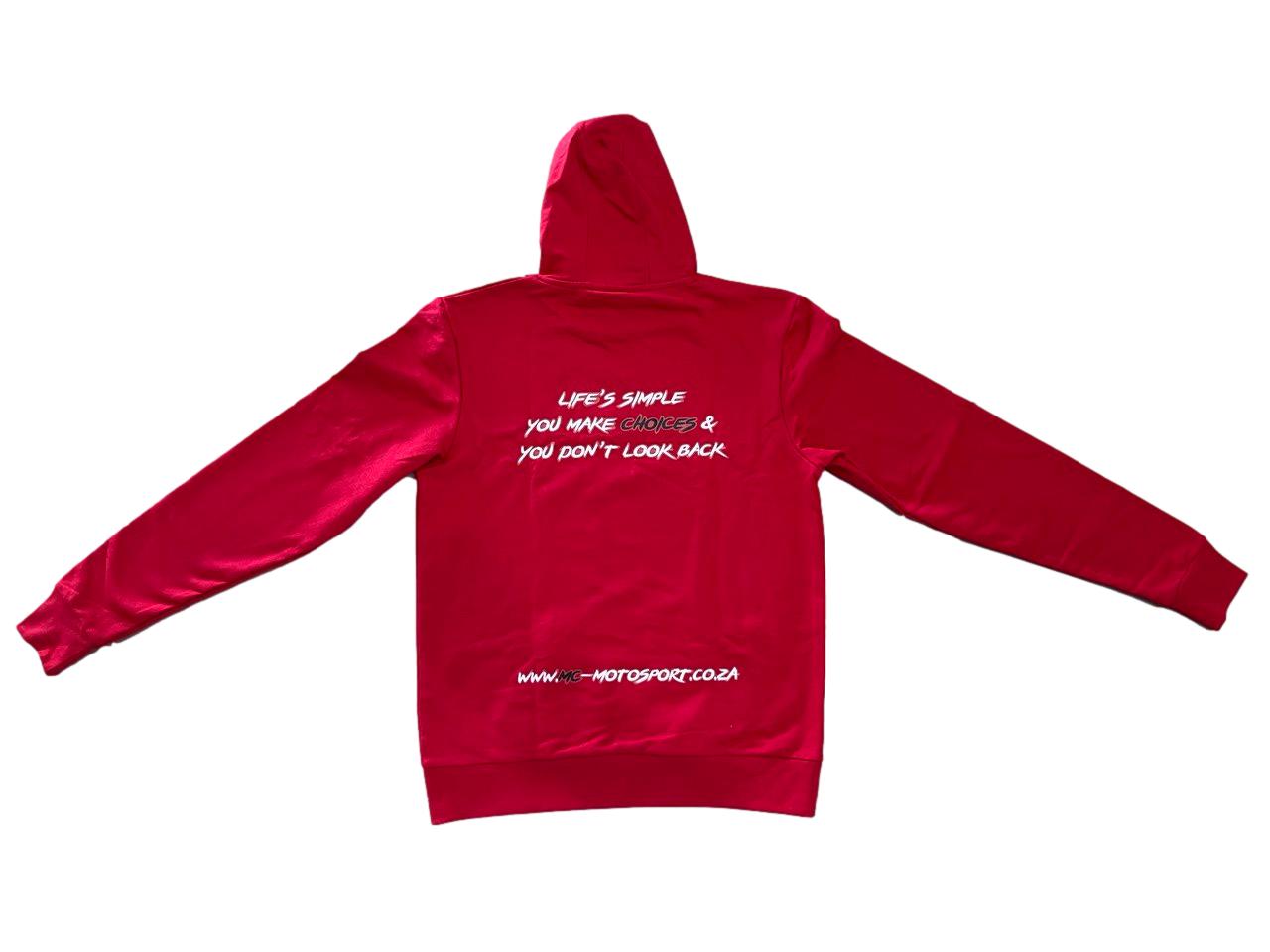 Small - MC Motosport Hoodie - Life Is Simple Quote