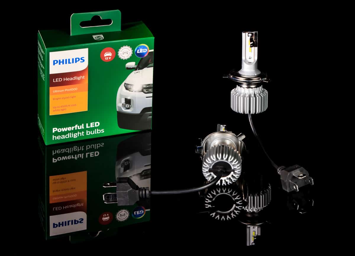 Philips LED Ultinon Pro1000 HL (H4) - (Set Of Two)