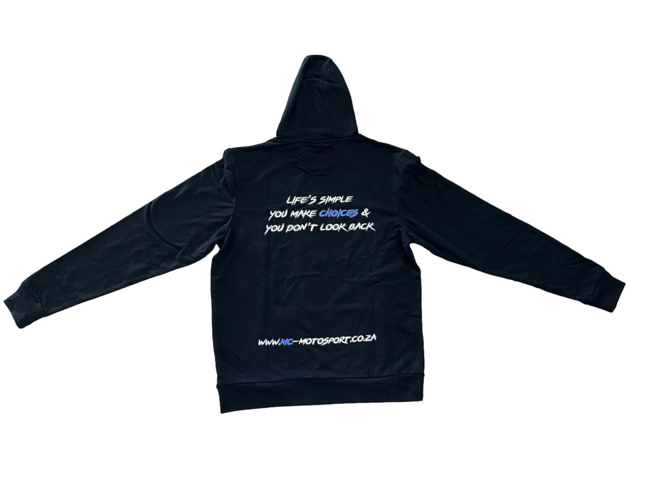 Extra Large - MC Motosport Hoodie - Life Is Simple Quote