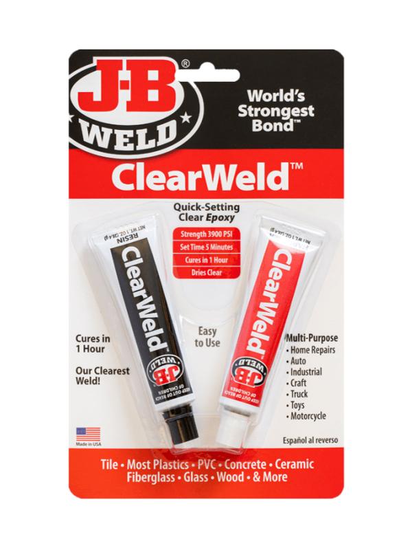 J-B Weld Clear Weld Twin Tubes