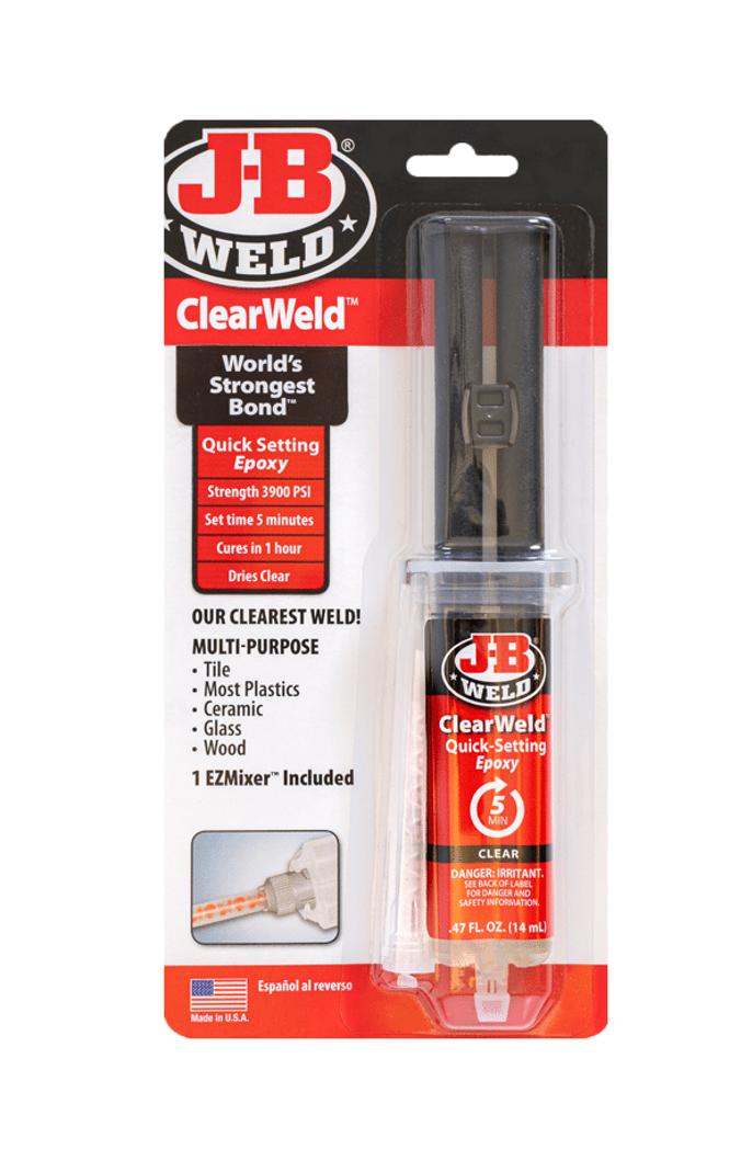 JB Weld Clear Weld Syringe