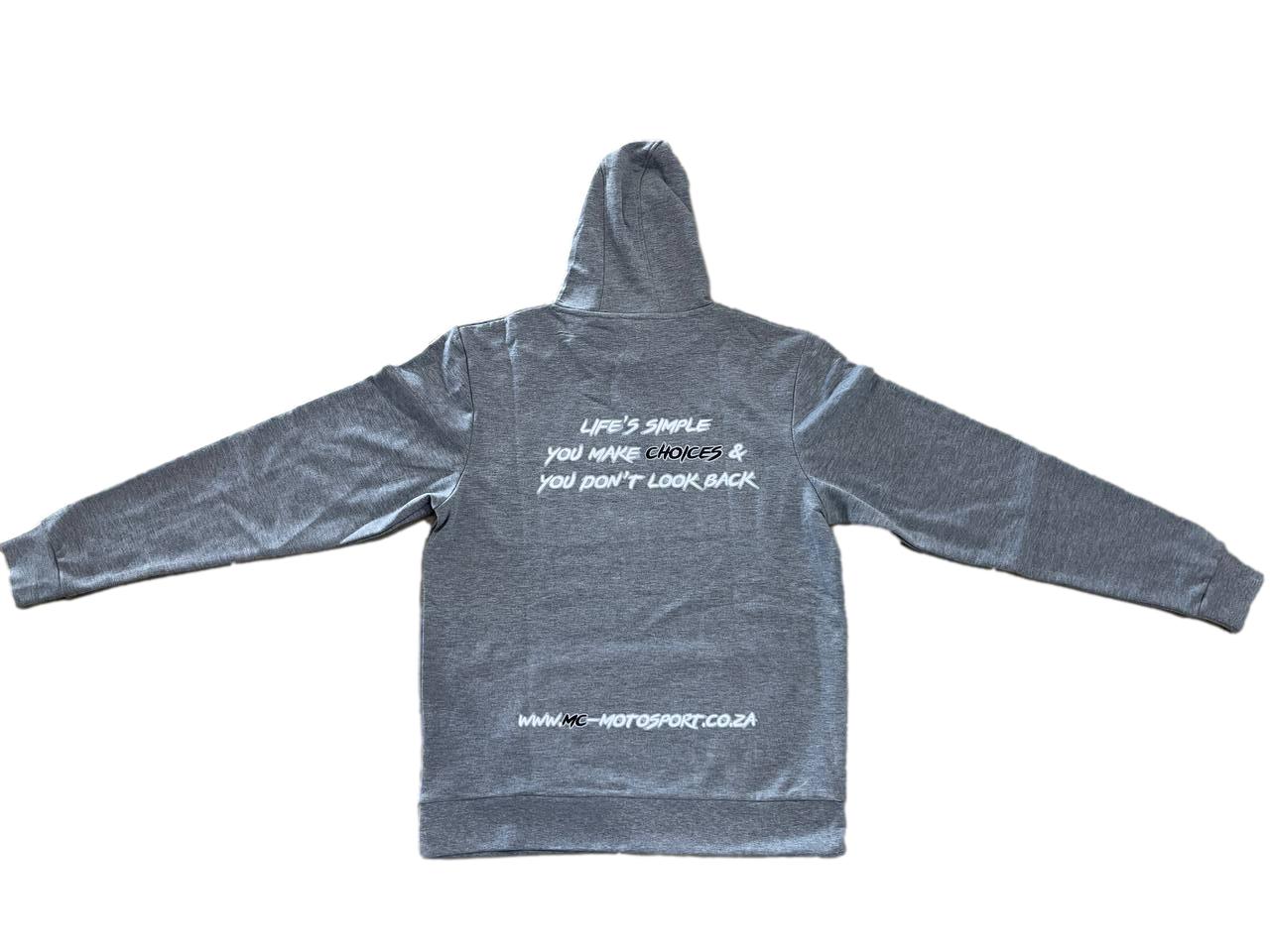 Small - MC Motosport Hoodie - Life Is Simple Quote