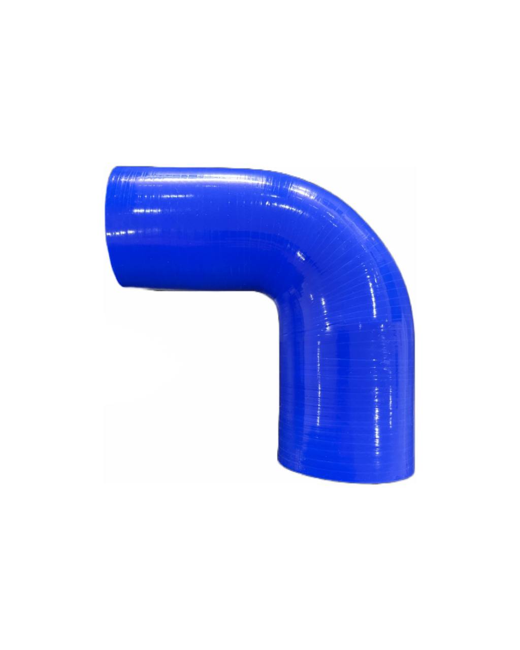 Silicone 90 Degree Bend Reducer 63mm-57mm Blue
