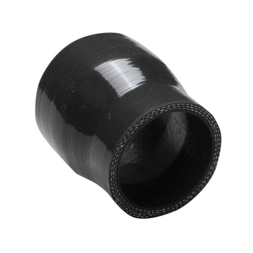 Silicone Straight Reducer 63mm - 57mm Black